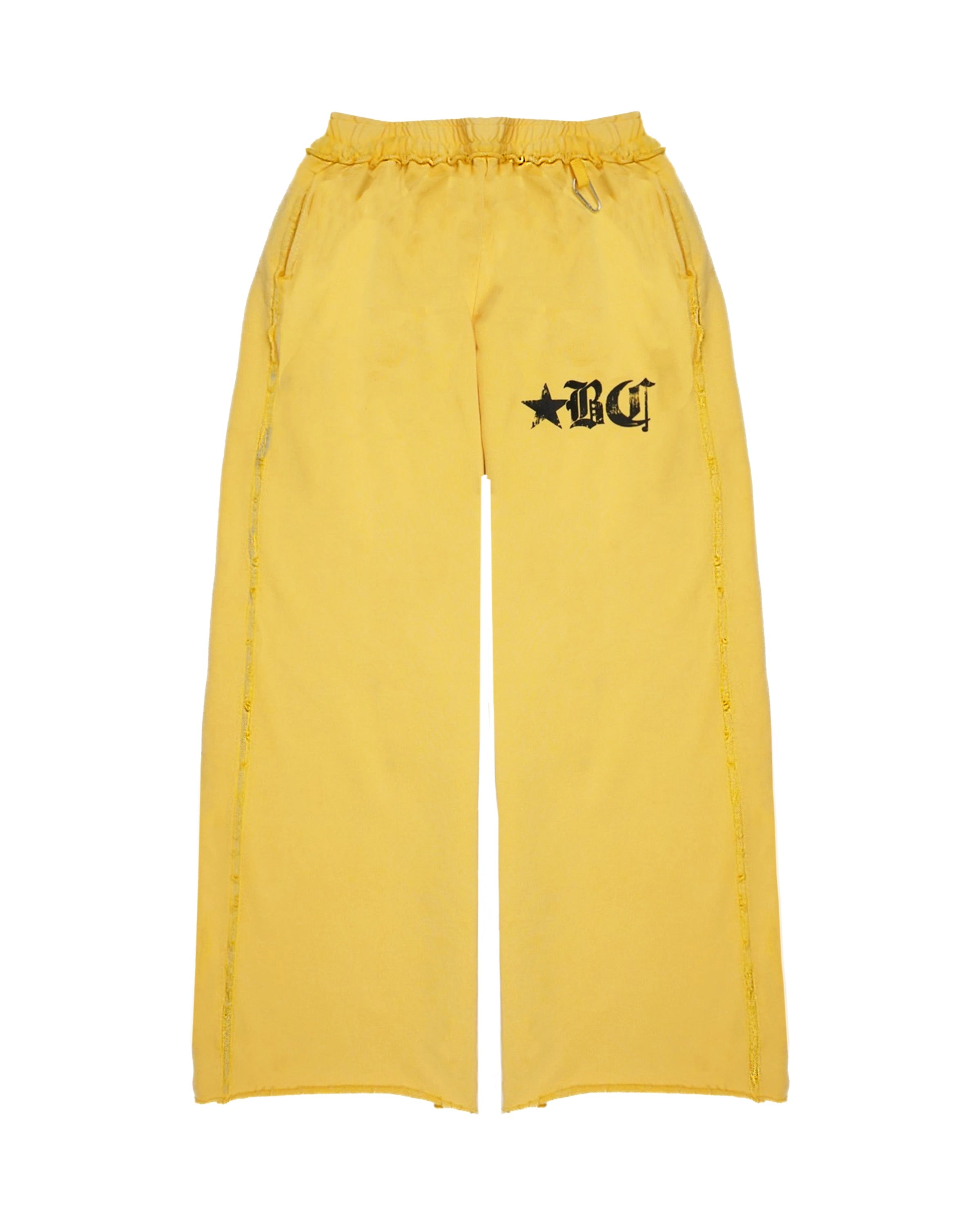 DISTRESSED SWEATPANTS (WASHED YELLOW)